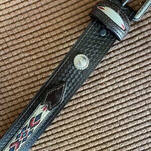 PRICe DROP! Striking Boho Faux leather western belt